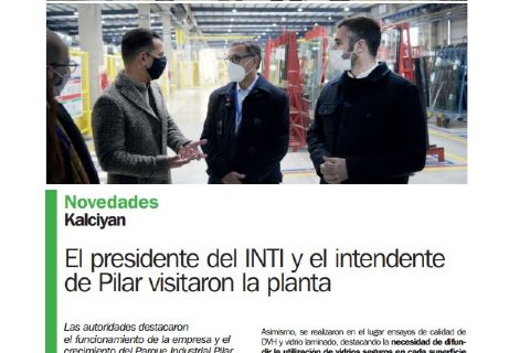 El presidente del INTI y el Intendente de Pilar visitaron la planta